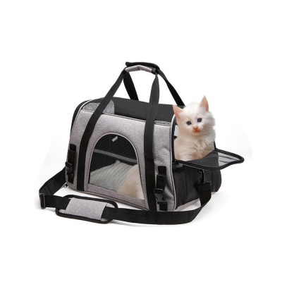 Tragbare Haustierreise atmungsaktive Mesh-Handtasche