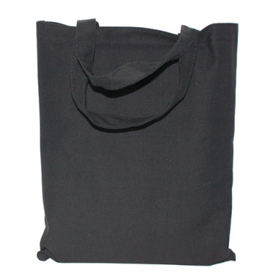Schwarze Canvas Custom Logo Umhängetasche