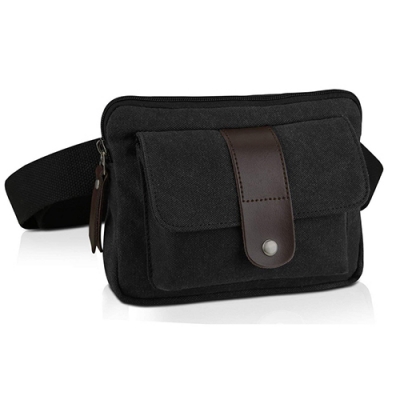 Canvas Black Taillentasche Männer Business Travel