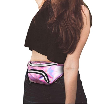 Cute Holographic Laser Waist Bag