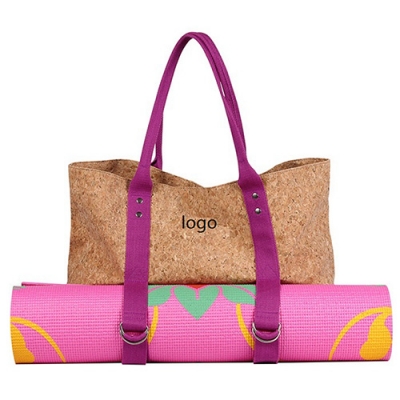 Eco Kork Stoff Yoga Matte Gym Tote