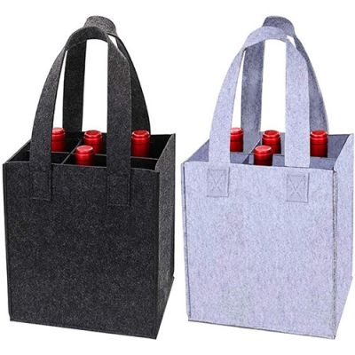 Filz 6 Flaschen Weinhalter Tote