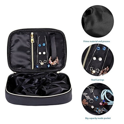 Large Travel Portable Jewelry Zipper Bag