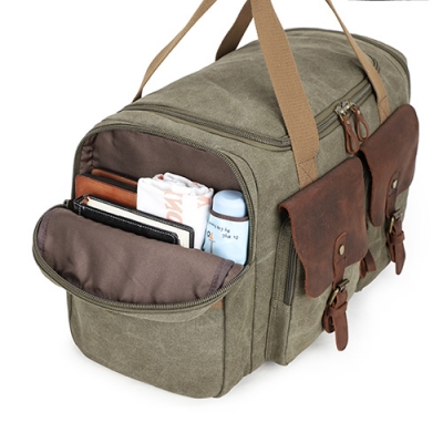 Multi-Functional Canvas Duffel Bag