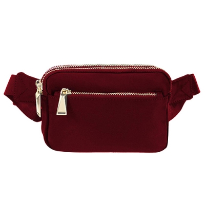 Rote Samt-Luxus-Taillentasche