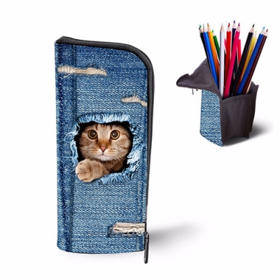 Small Make up  Cute Zipper Pencil Bag